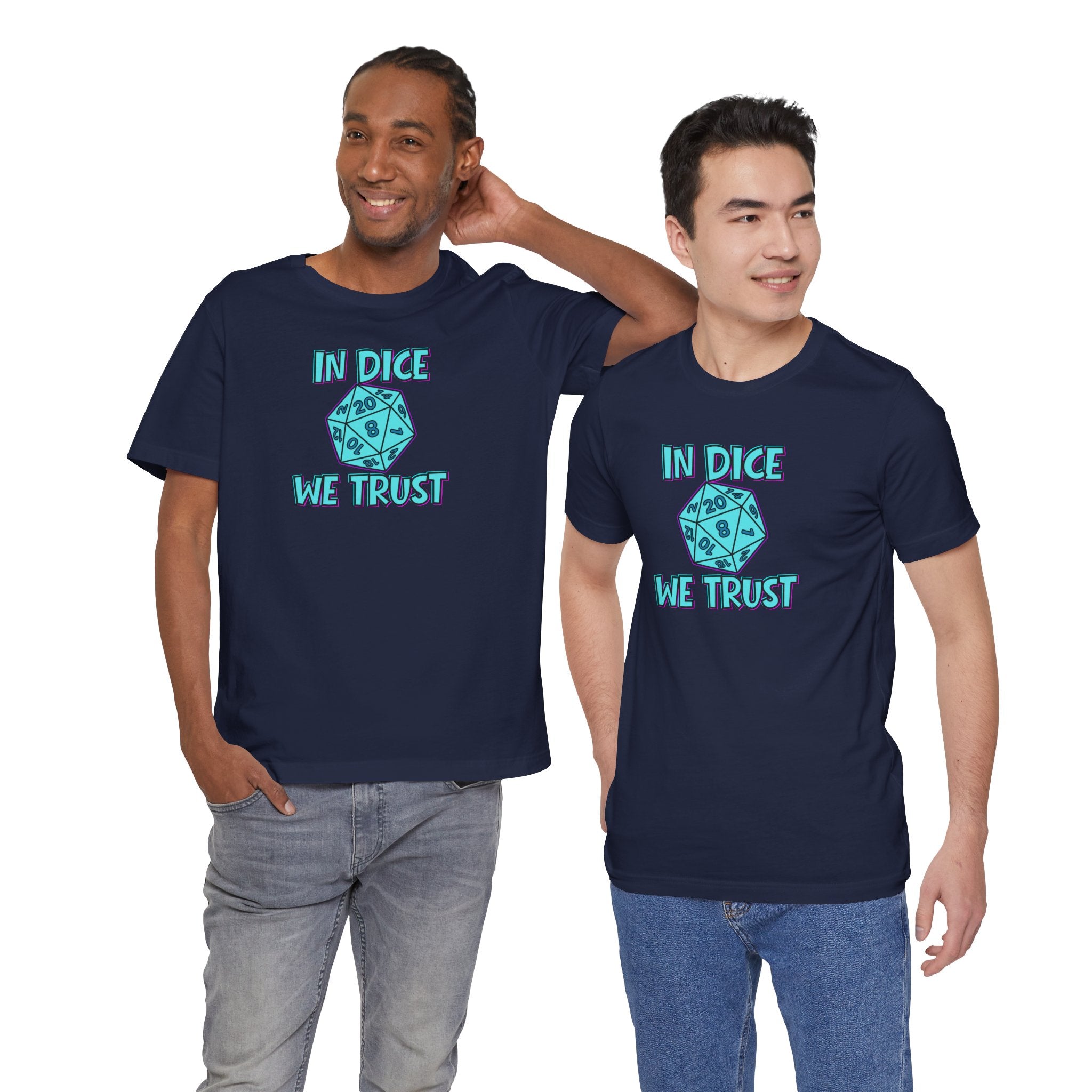 In Dice We Trust D20 T-Shirt — Gamer Dungeons & Dragons Tee