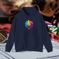 Rainbow D20 Gamer Hoodie — Colorful Critical Hit Dice Logo