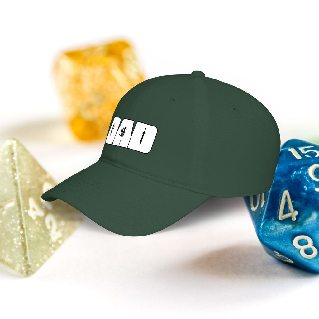 Dad RPG Gamer Cap — Low Profile Baseball Hat for Tabletop & Dungeons & Dragons Fans