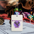 "My Other Ride Is A Dragon" Car Air Freshener — Fantasy D&D Gamer Scent Tag