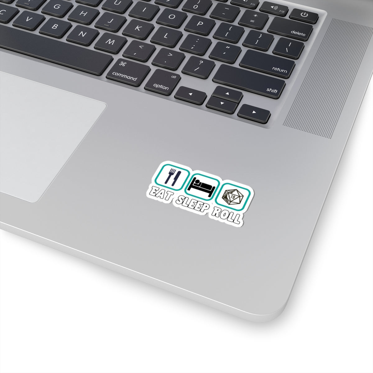 Sticker — Eat Sleep Roll D20 RPG Dice Sticker