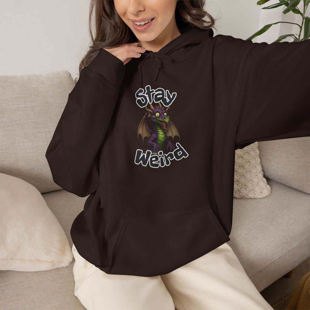 'Stay Weird' Dragon Hoodie