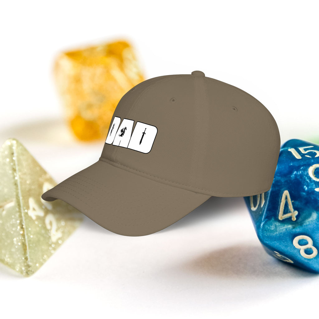 Dad RPG Gamer Cap — Low Profile Baseball Hat for Tabletop & Dungeons & Dragons Fans