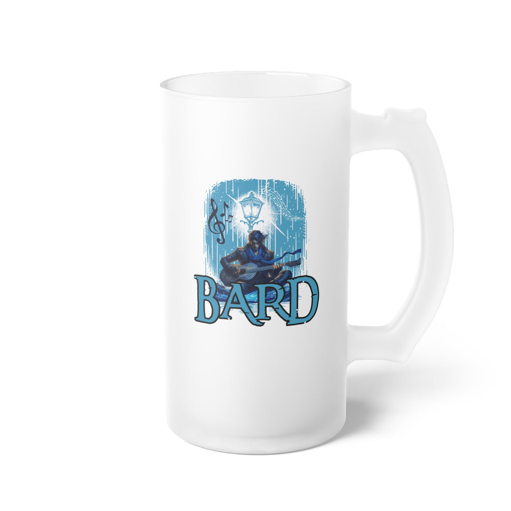 Frosted Bard Beer/Mead Mug – D&D Class Bard Beer Stein