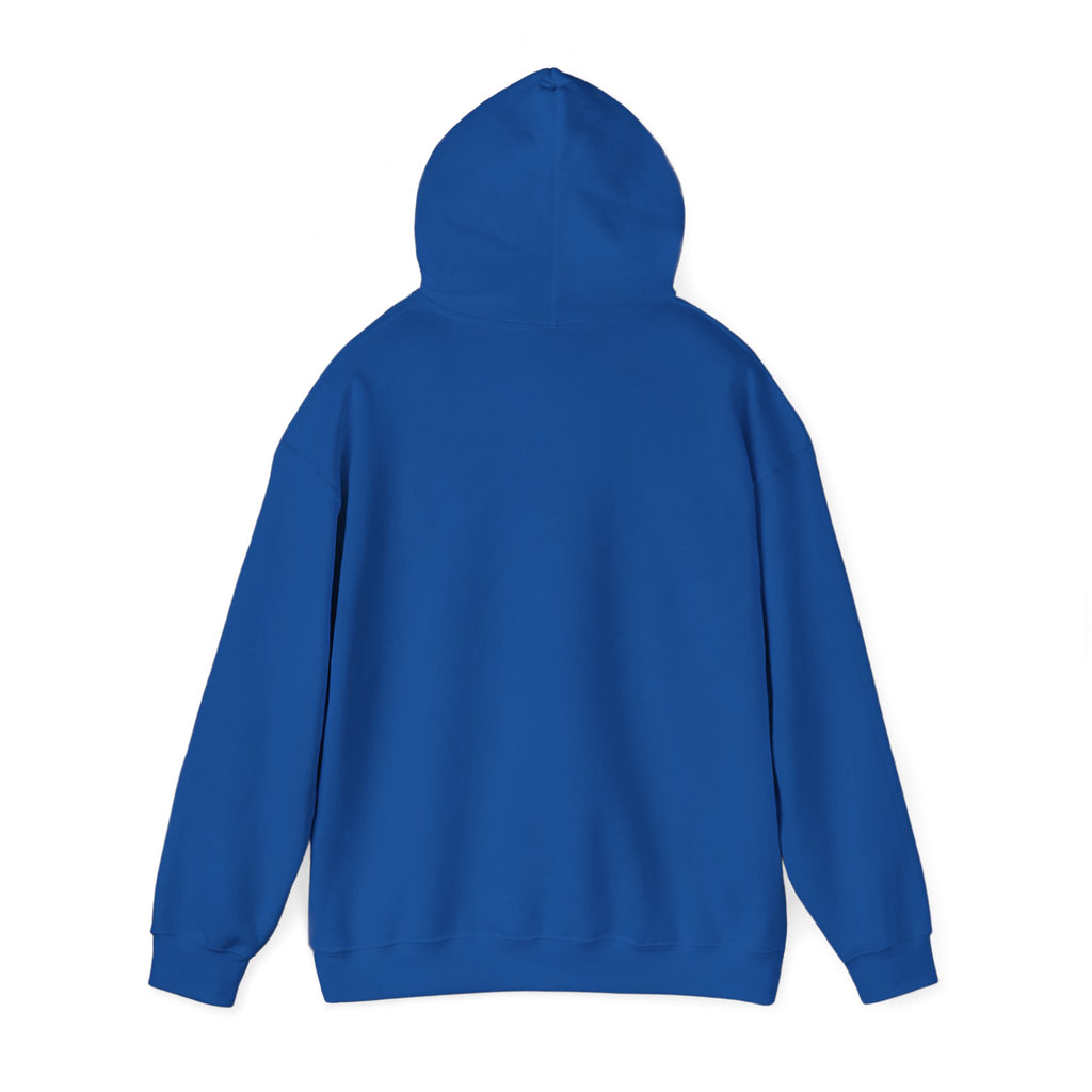 Dragon Holding D20 Hoodie — Gold Line Art Graphic Sweatshirt