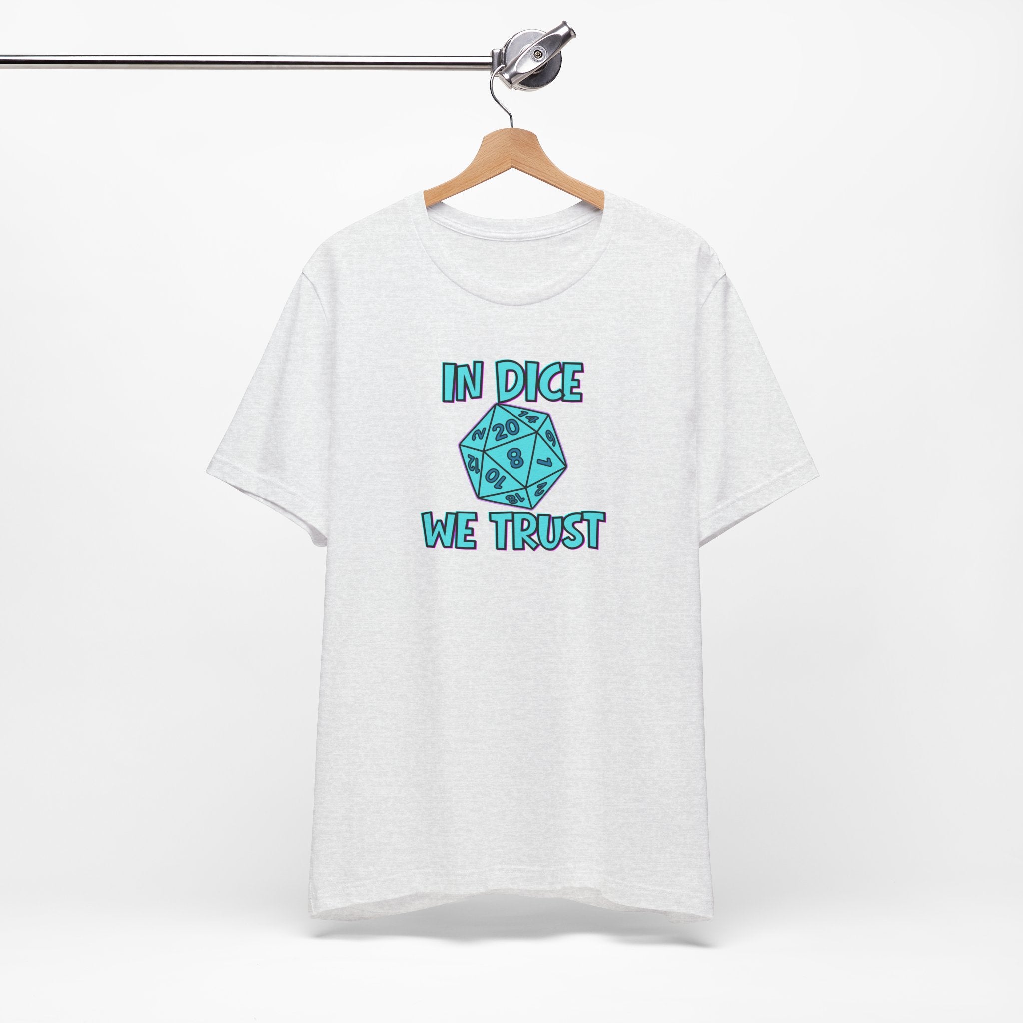 In Dice We Trust D20 T-Shirt — Gamer Dungeons & Dragons Tee