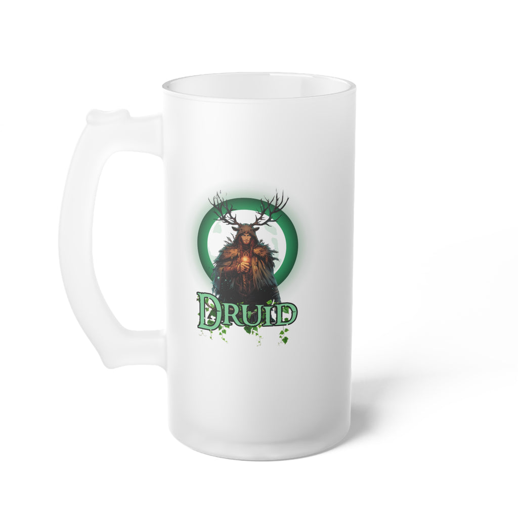 Frosted Druid Beer/Mead  Mug — D&D Class Druid Beer Mug