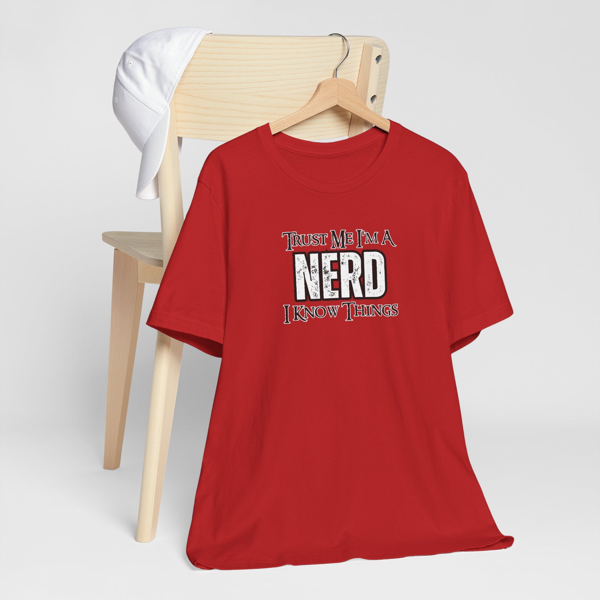 Nerd T-Shirt — “Trust Me I’m a Nerd, I Know Things” Graphic Tee