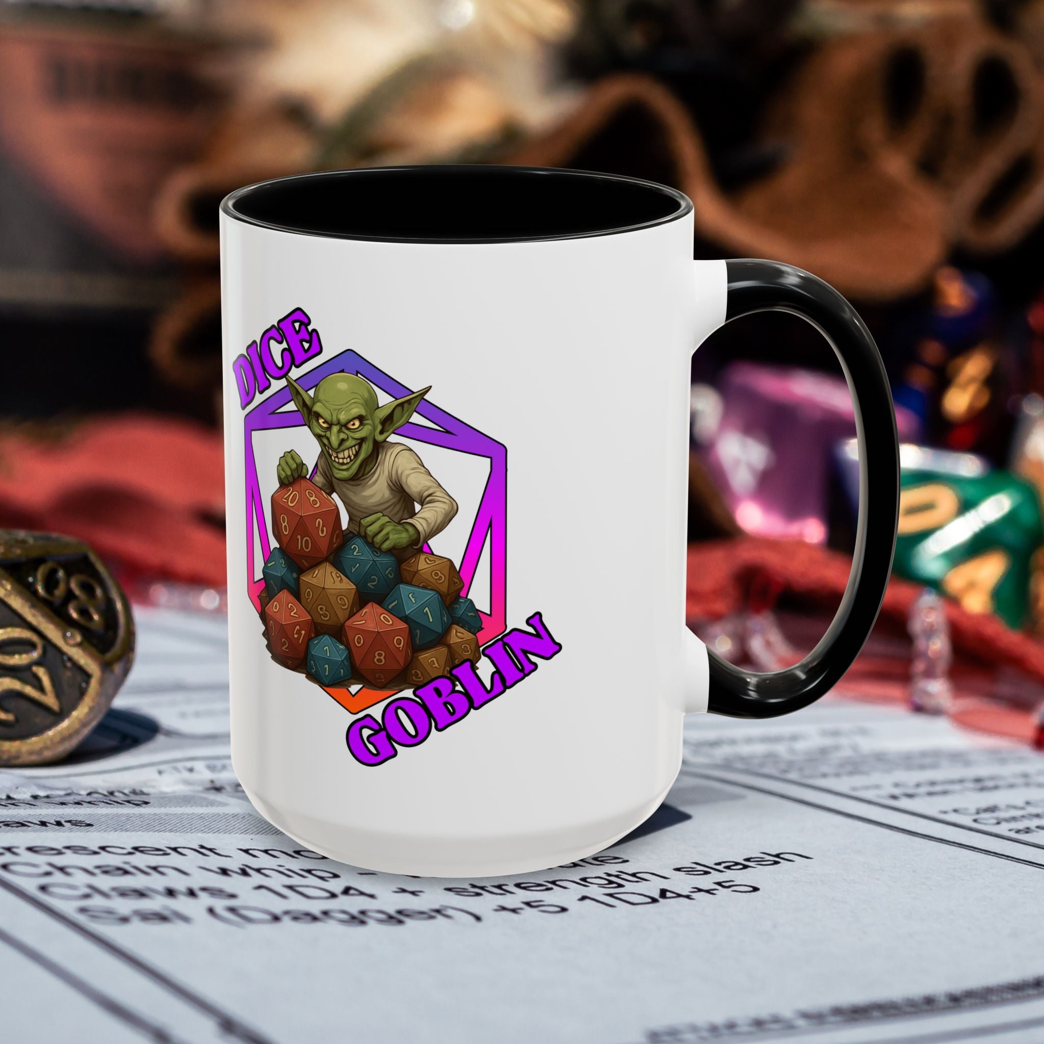 Dice Goblin Coffee Mug — (15oz)
