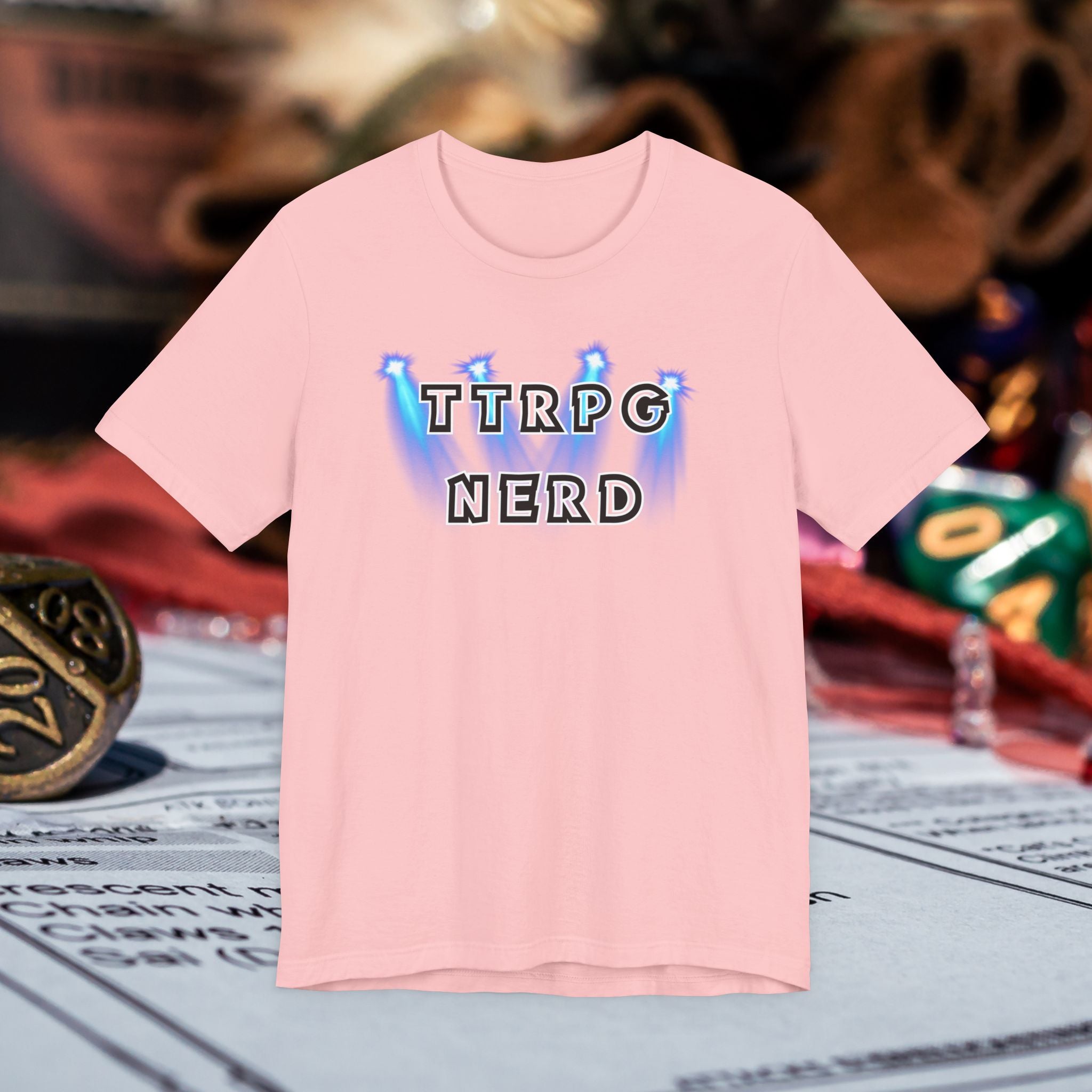 TTRPG Nerd Tee — Tabletop Roleplaying Game Shirt for Gamers