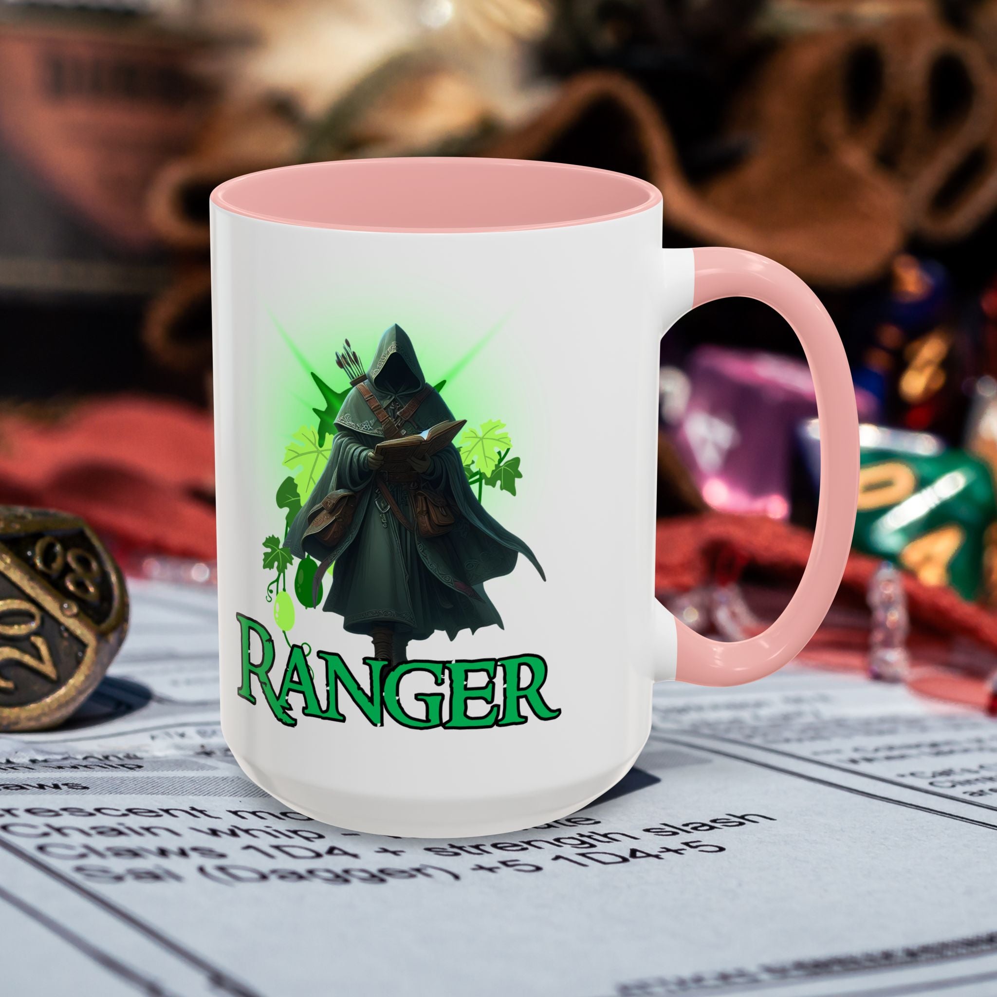 Ranger Coffee Mug — Dungeons & Dragons Inspired Accent Mug (15oz)