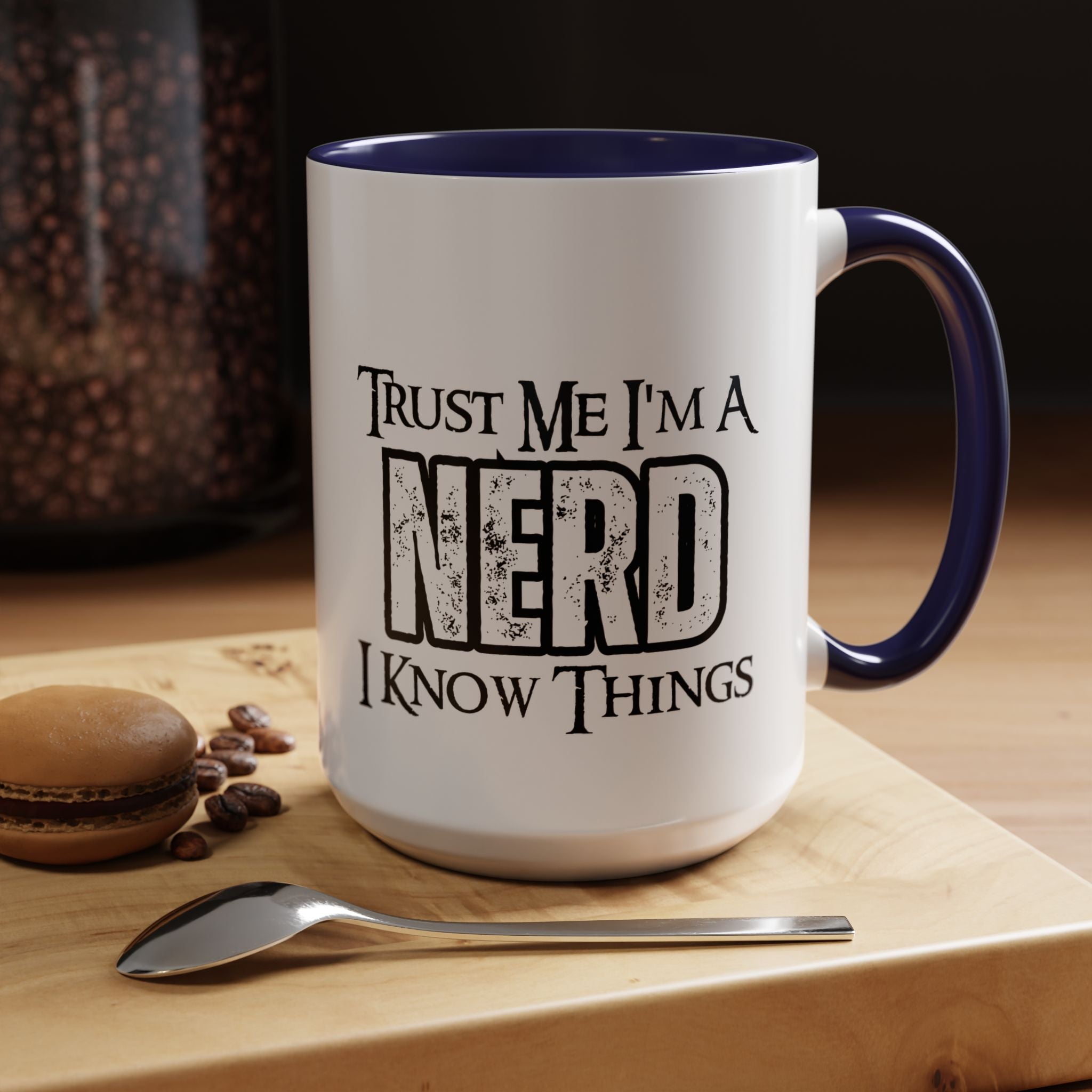 Trust Me I’m a Nerd Coffee Mug — Funny Dungeons & Dragons Gamer Gift (15oz)