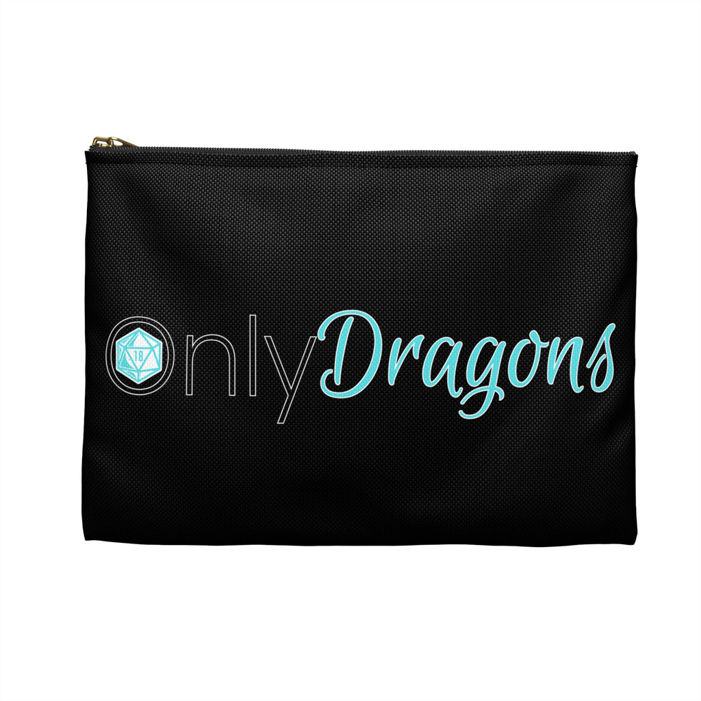 Only Dragons Dice Bag —  Dice Logo Bag for RPG Players