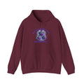 Hoodie — "Powered by Dice and Bad Decisions" RPG Dice Graphic Hoodie