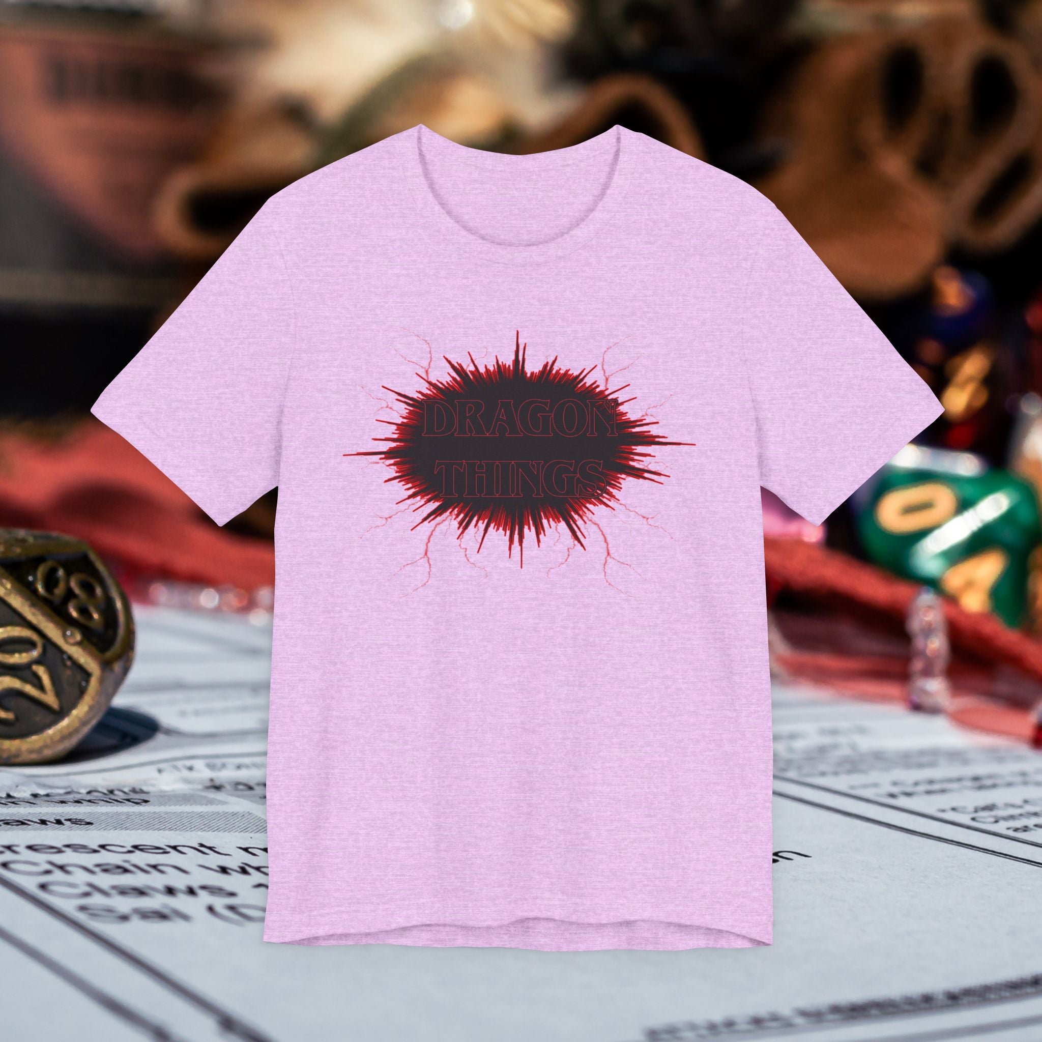Dragon Things T-Shirt — Graphic (RPG Dice Gamer Tee)