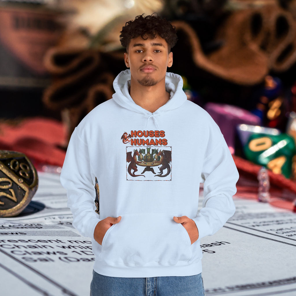 Houses & Humans Hoodie – Cozy D&D Fantasy Gaming Sweatshirt