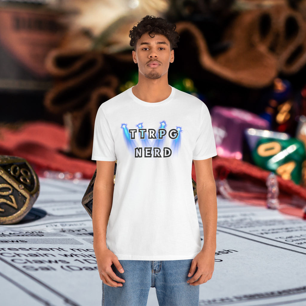 TTRPG Nerd Tee — Tabletop Roleplaying Game Shirt for Gamers