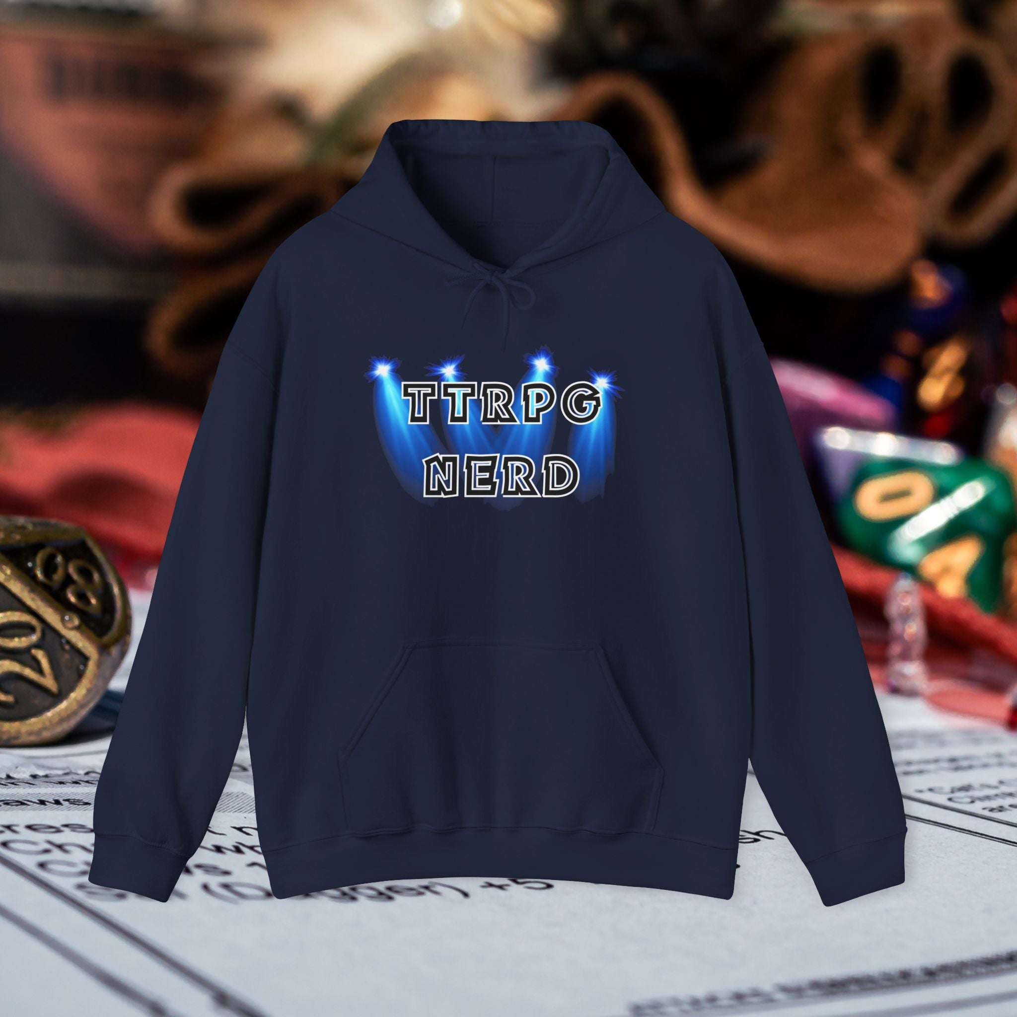 TTRPG Nerd Hoodie — Tabletop RPG Gamer Pullover