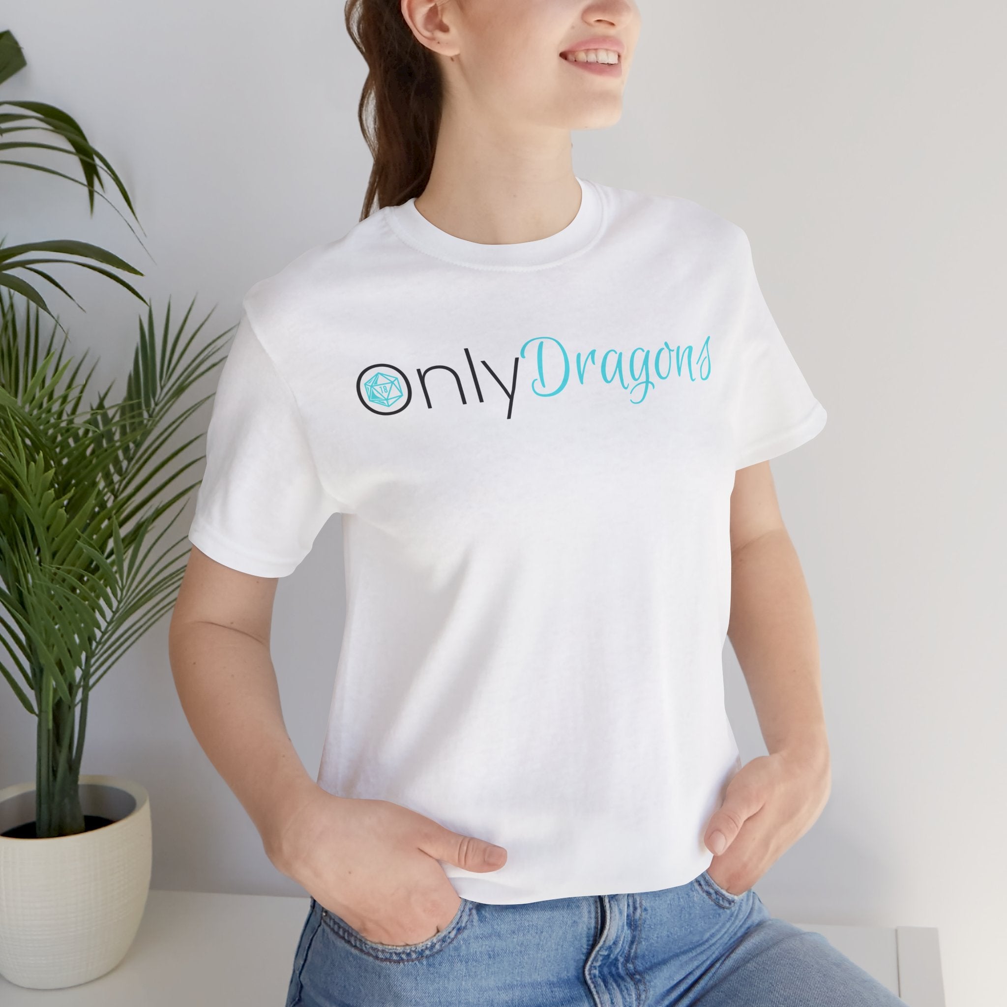 Only Dragons T‑Shirt — Fantasy RPG Gamer Tee