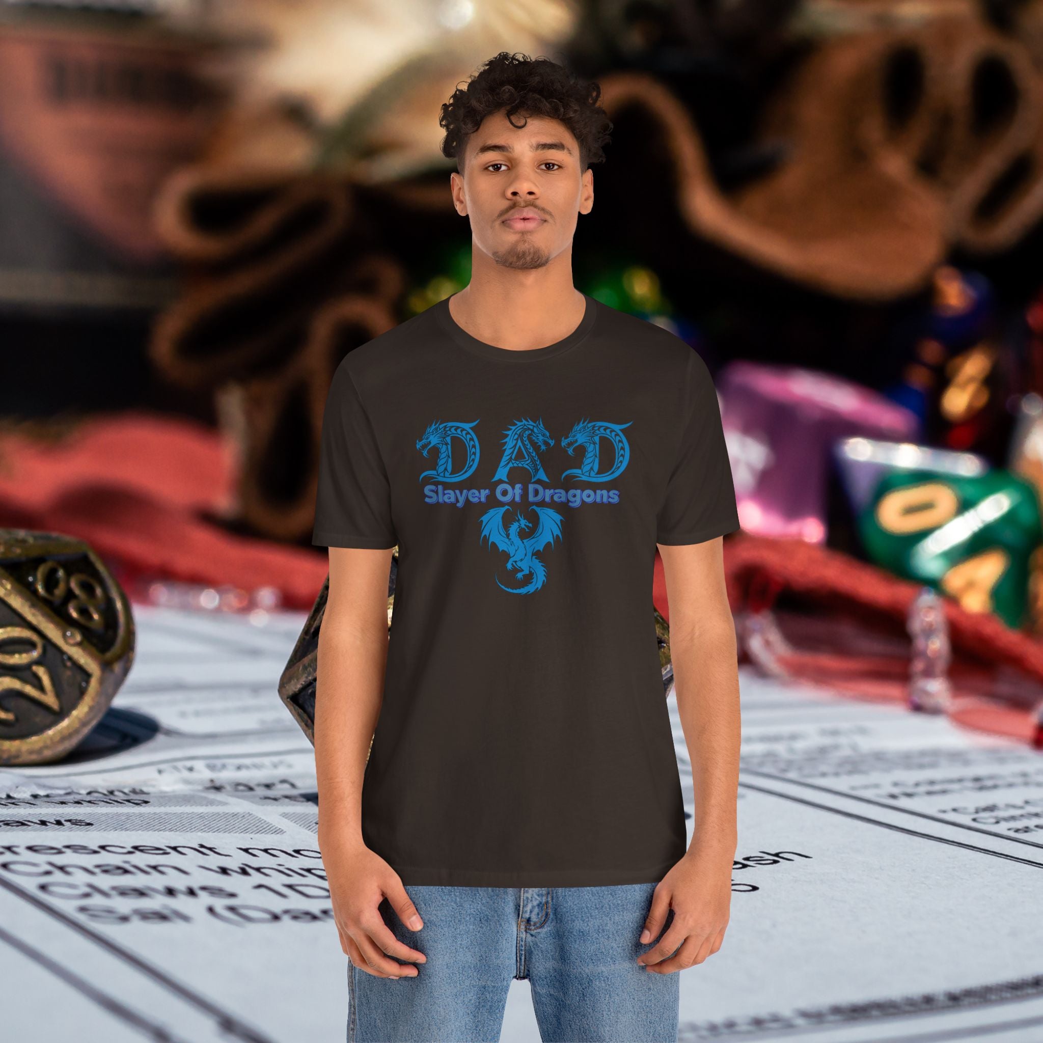 Dad Slayer of Dragons T-Shirt — Funny Father’s Day Dragon Slayer Tee