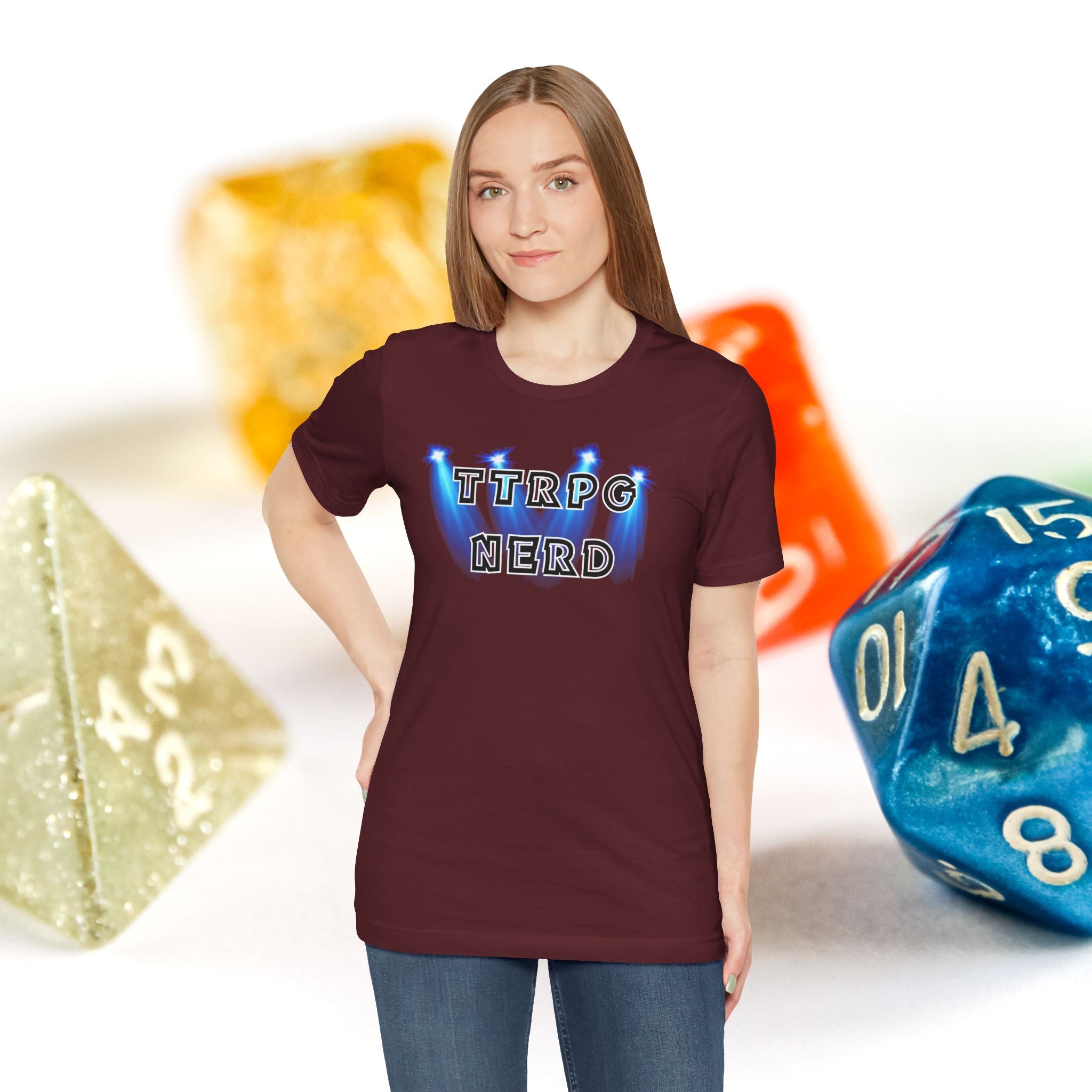 TTRPG Nerd Tee — Tabletop Roleplaying Game Shirt for Gamers