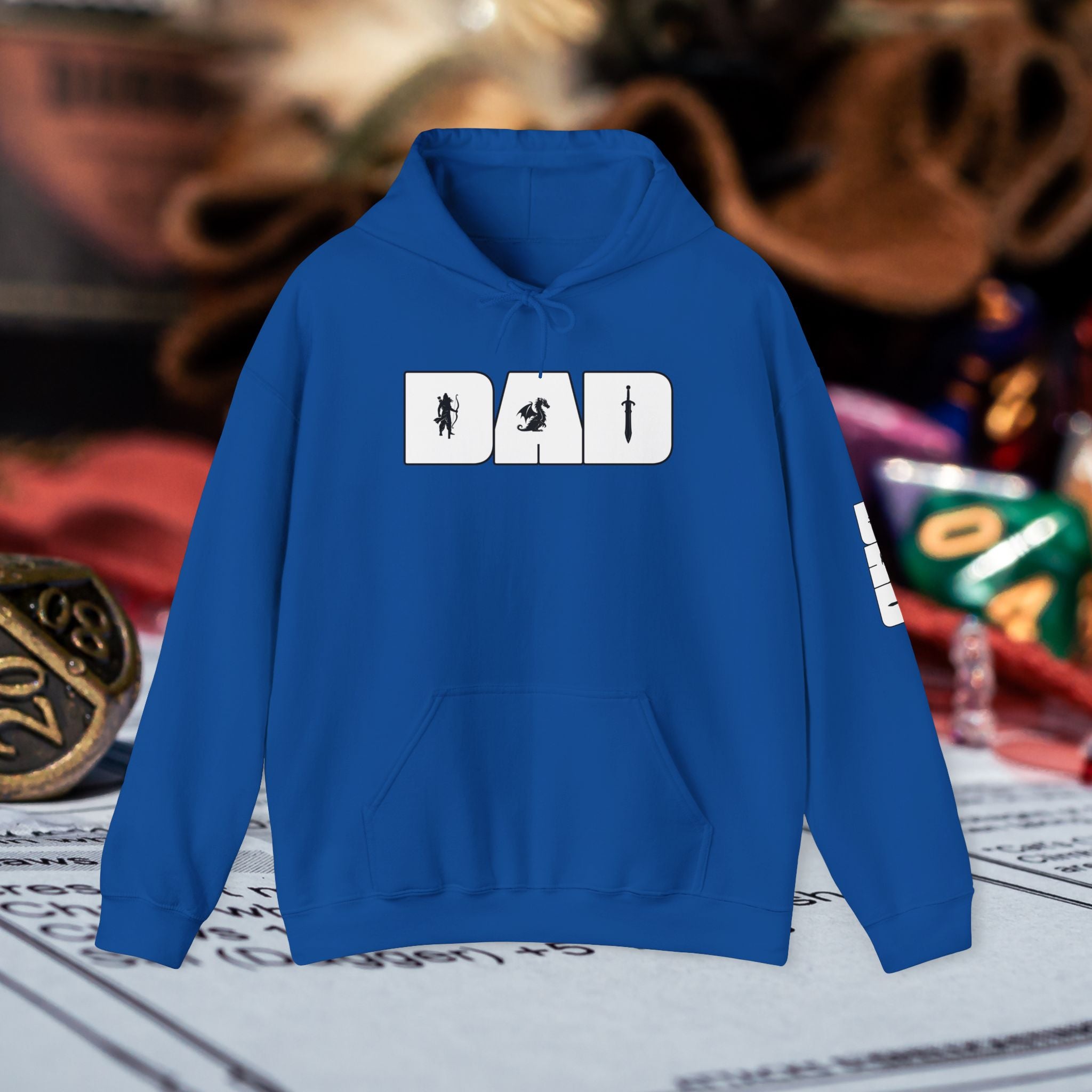 Rpg Dad Icon Hoodie — Badass Dad Hoodie