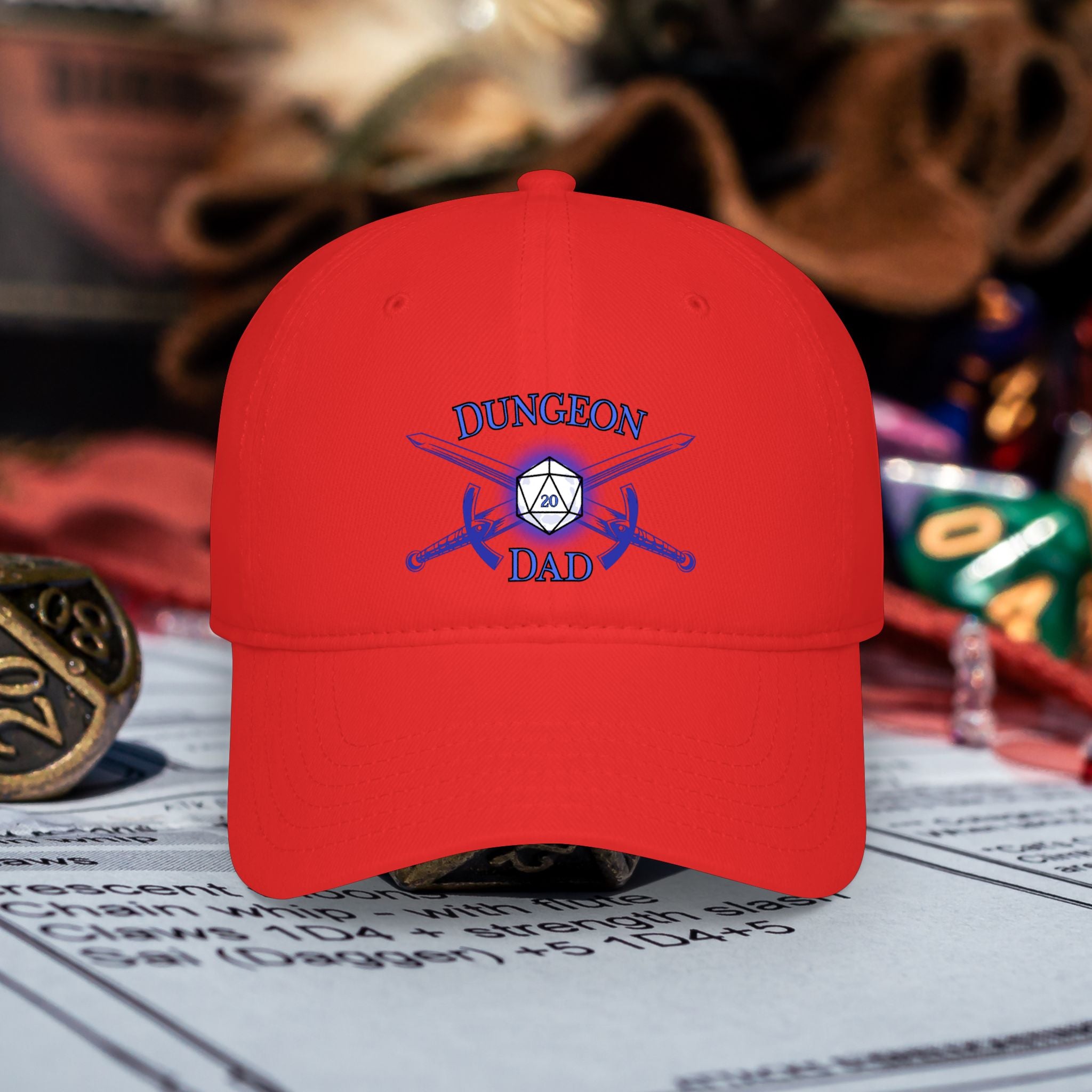 Dungeon Dad Baseball Cap-D&D Dungeon Dad Hat