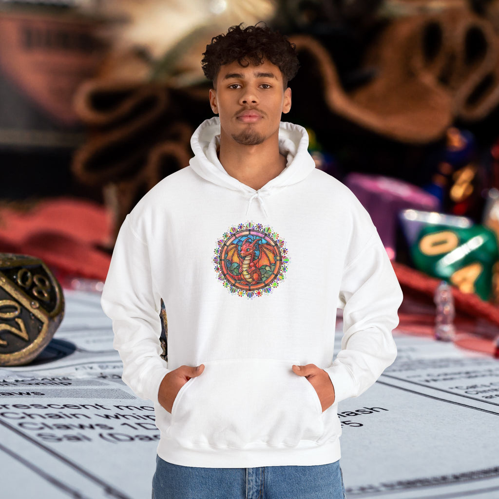 Dragon Stained Glass Hoodie — Dragon Stained Glass ass Graphic Sweatshirt
