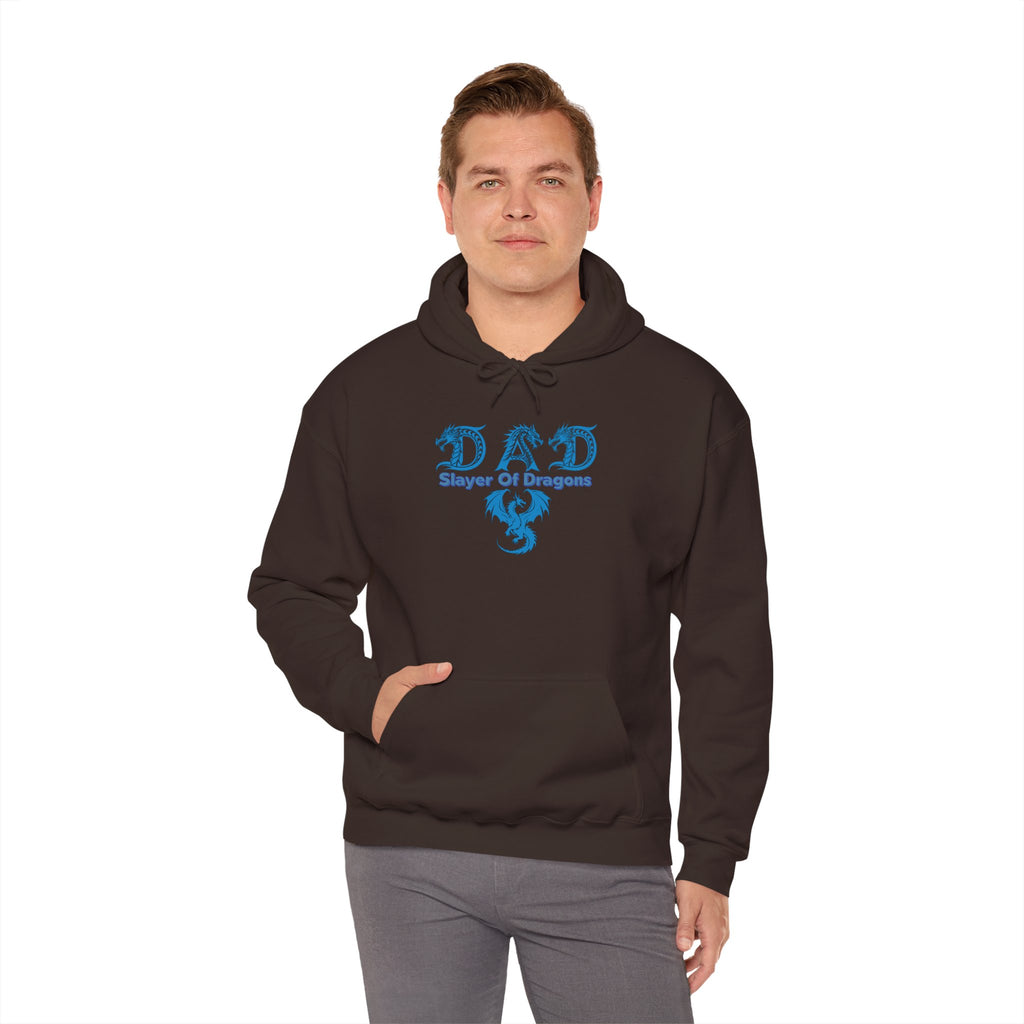 Dad Slayer of Dragons Hoodie — D&D Dad Gift