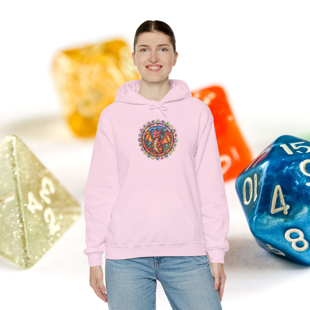 Dragon Stained Glass Hoodie — Dragon Stained Glass ass Graphic Sweatshirt