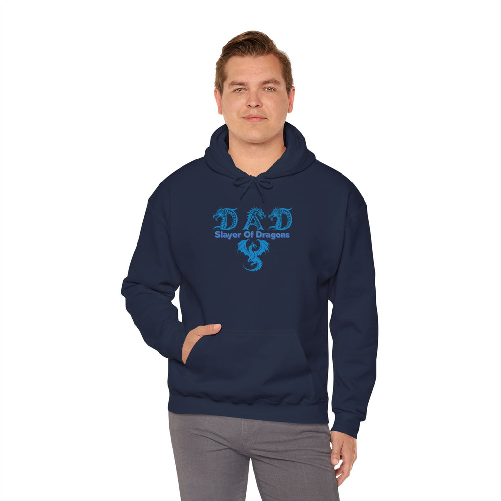 Dad Slayer of Dragons Hoodie — D&D Dad Gift