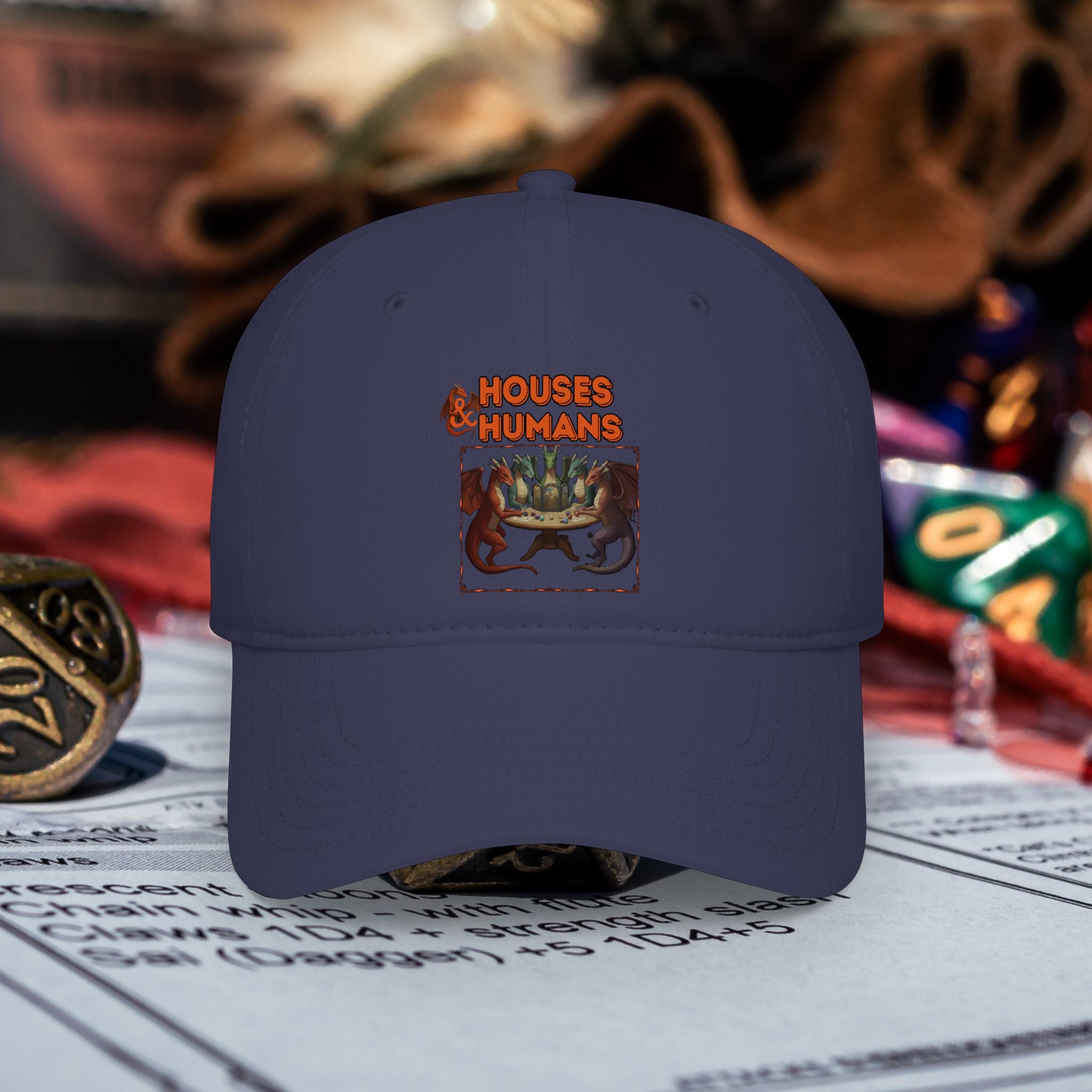 Houses & Humans D20 Dice Baseball Cap