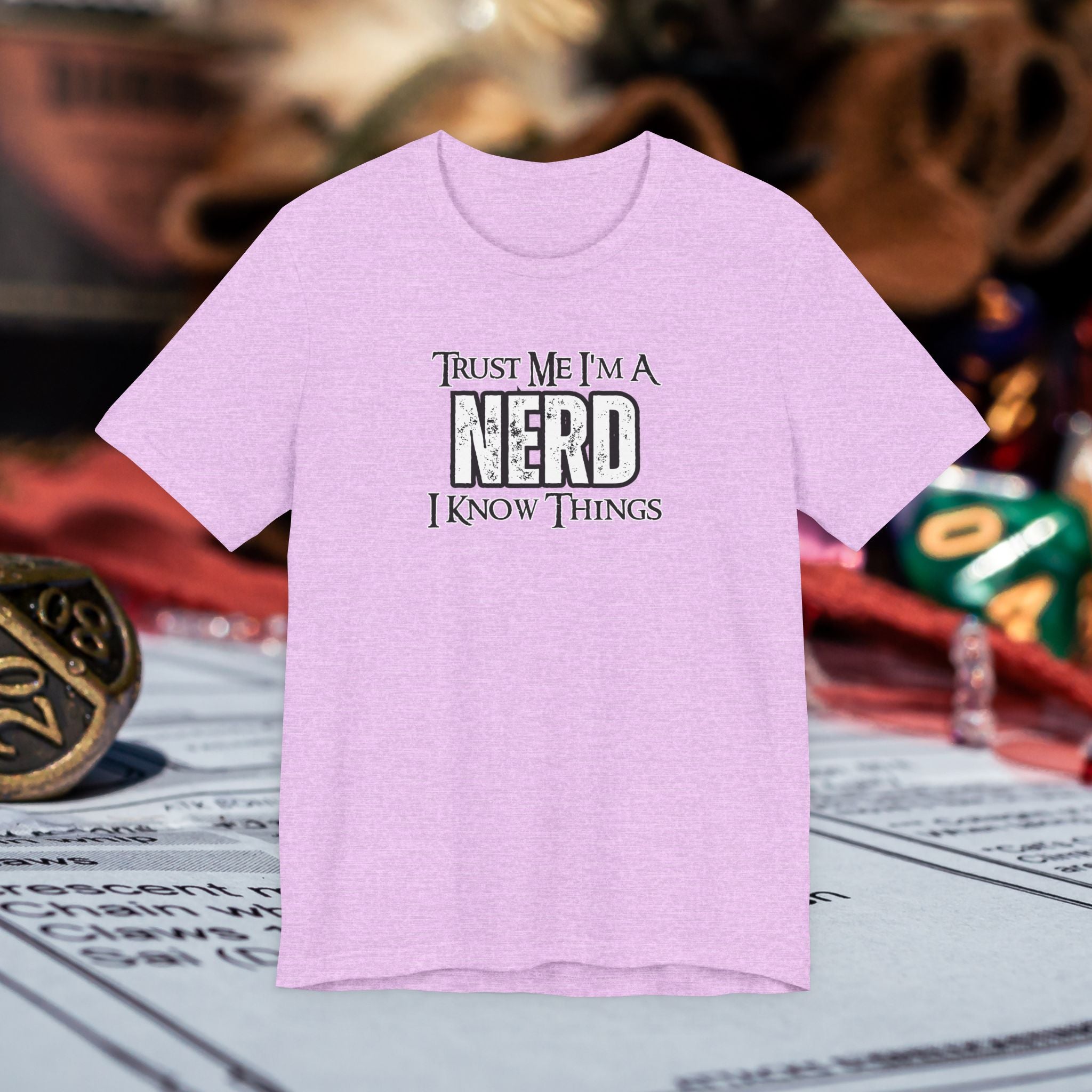 Nerd T-Shirt — “Trust Me I’m a Nerd, I Know Things” Graphic Tee