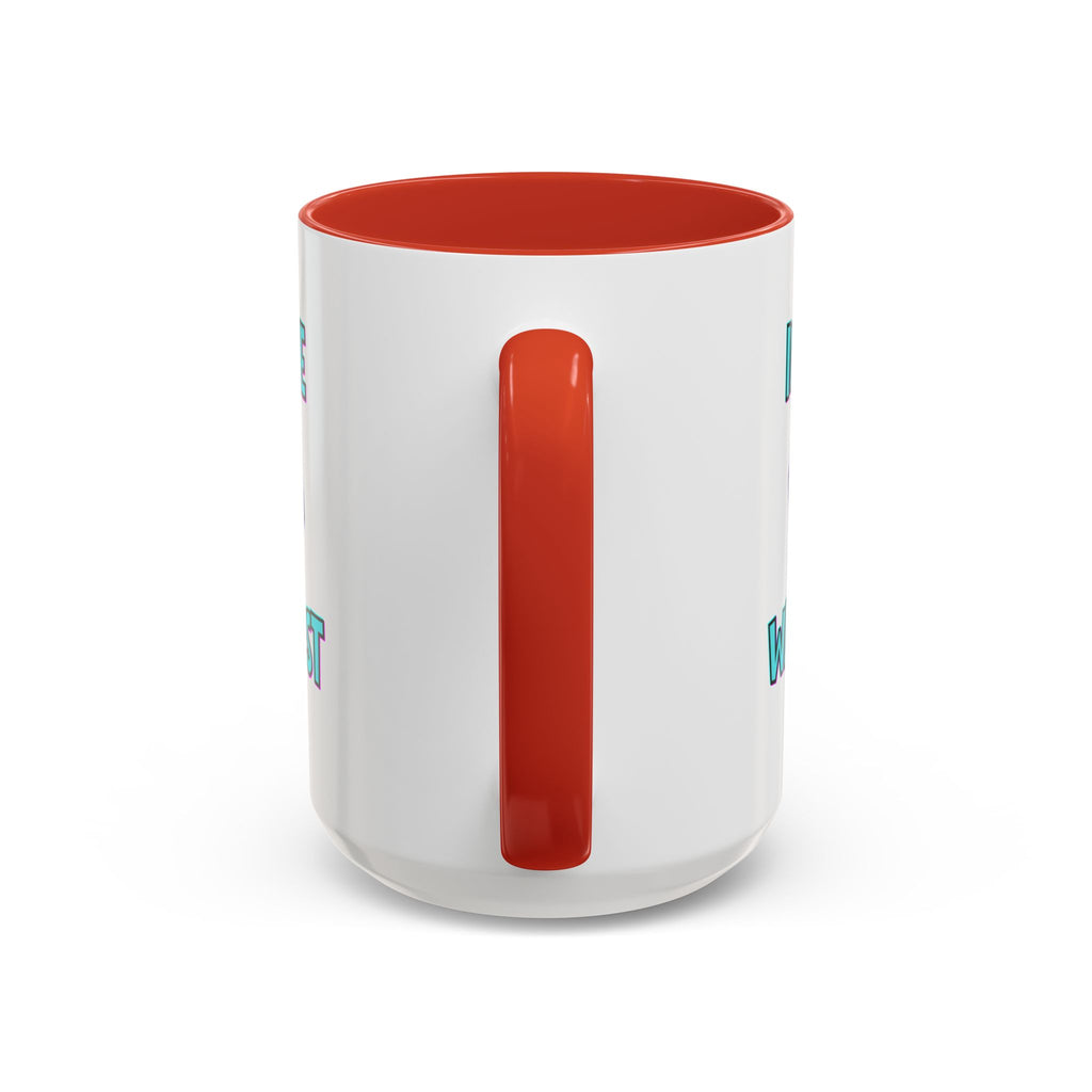 D20 Coffee Mug — "In Dice We Trust" Gamer RPG Dice Mug (15oz Accent)