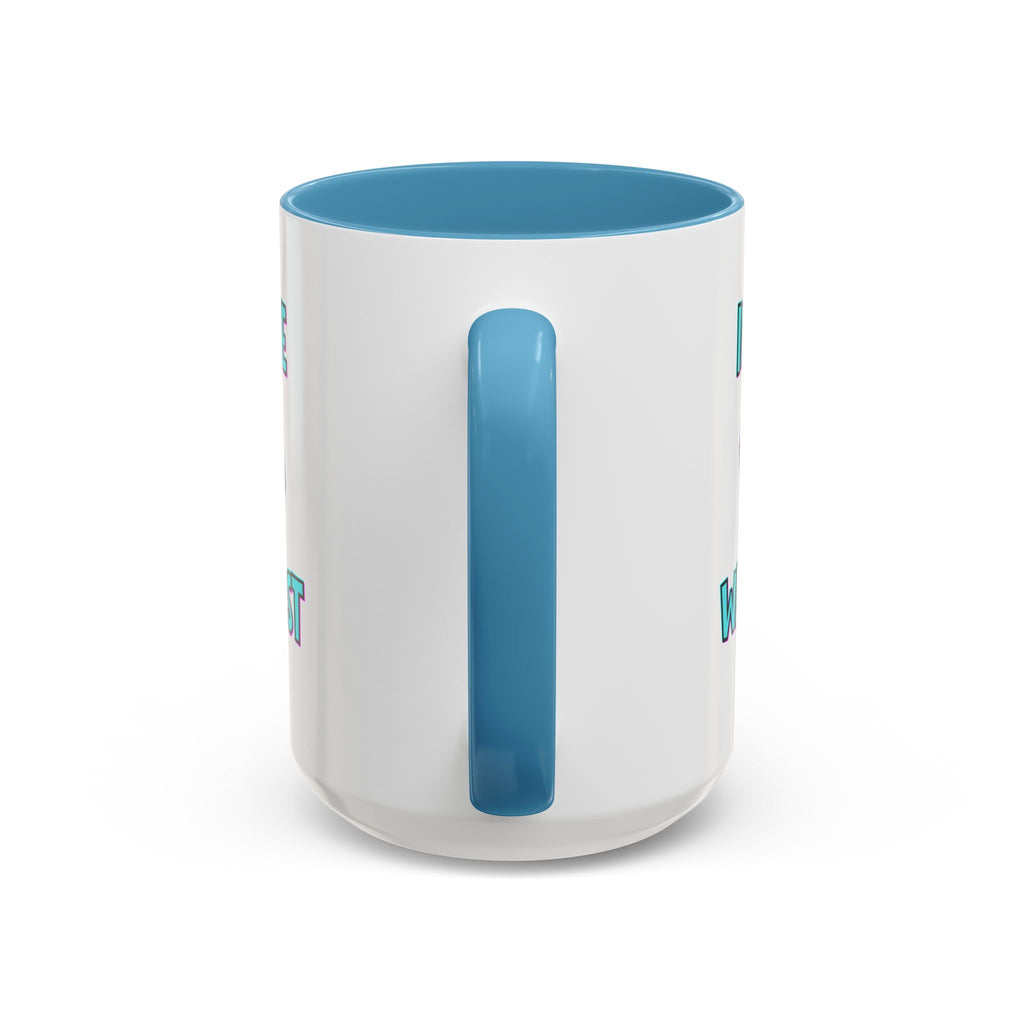 D20 Coffee Mug — "In Dice We Trust" Gamer RPG Dice Mug (15oz Accent)