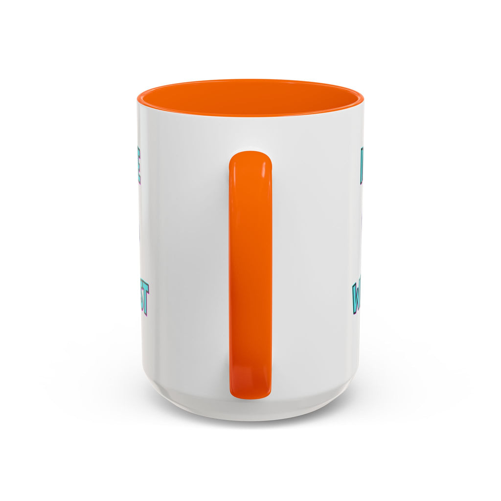 D20 Coffee Mug — "In Dice We Trust" Gamer RPG Dice Mug (15oz Accent)