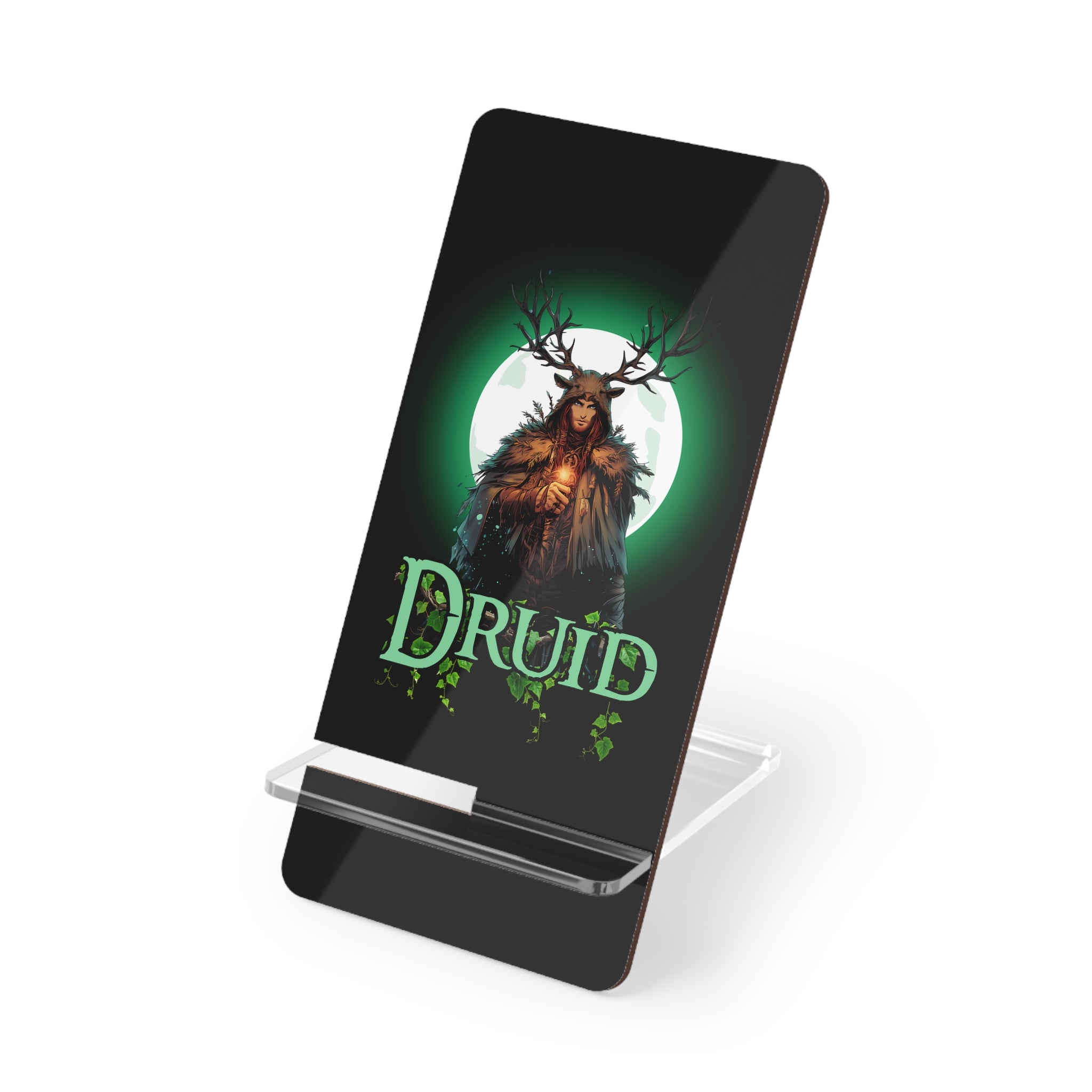 Druid Phone Stand — Fantasy D&D Smartphone Display