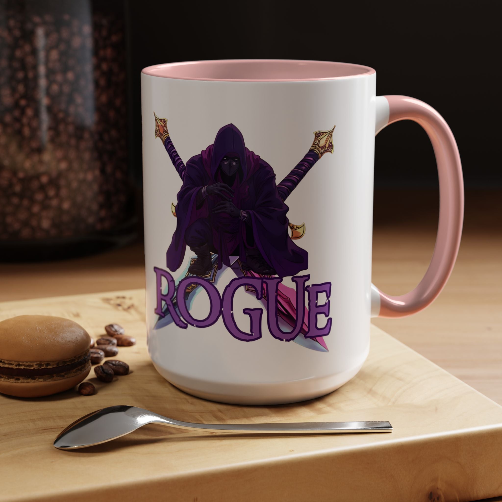 Rogue Gamer Accent Coffee Mug – D&D  Rogue Design (11/15oz)