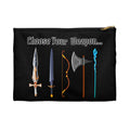 Dice/Accessory Pouch — "Choose Your Weapon" RPG Gear Bag