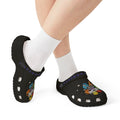Black D20 Roll Model EVA Foam Clogs - D20 Dice Comfort Shoes