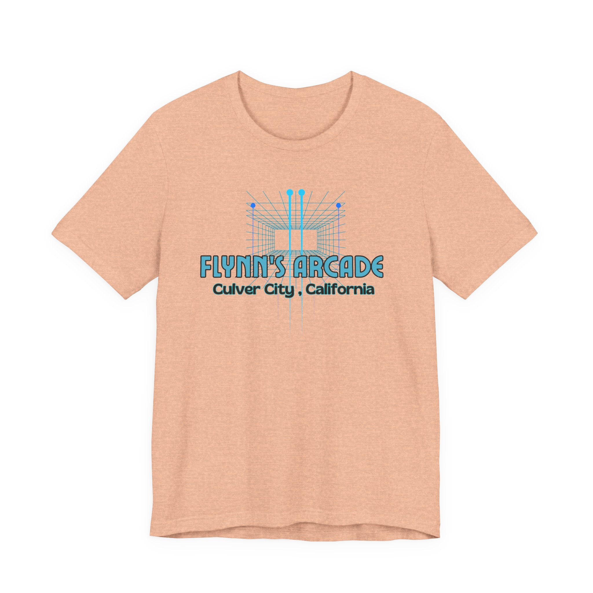 Arcade Tee - "Flynn's Arcade, Culver City, California" Tron Inspired Retro Gaming T-Shirt