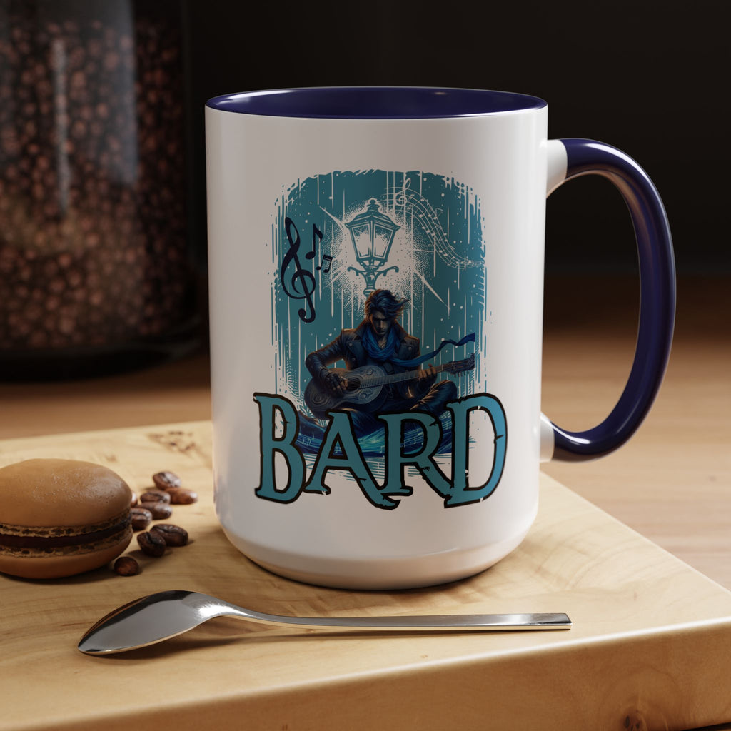 Bard Coffee Mug – D&D Bard RPG Musician Design (15 oz)
