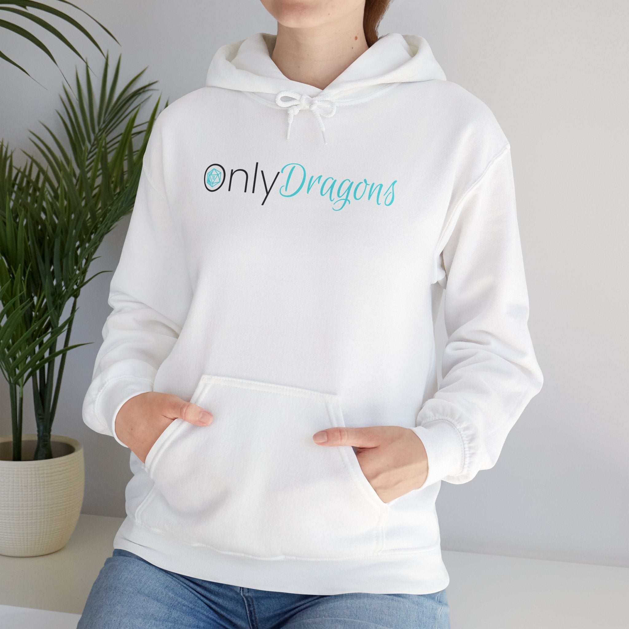 Only Dragons Hoodie —  Gaming & D&D Hooded Sweatshirt