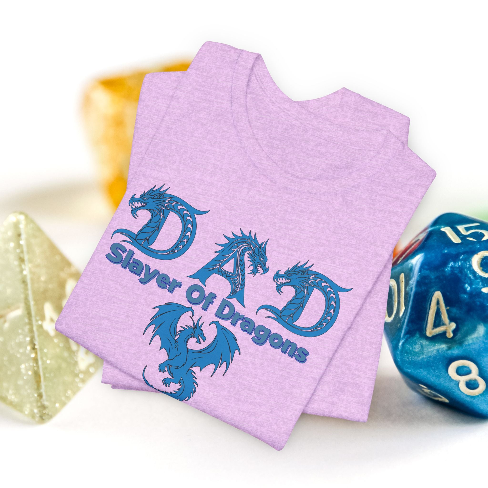 Dad Slayer of Dragons T-Shirt — Funny Father’s Day Dragon Slayer Tee