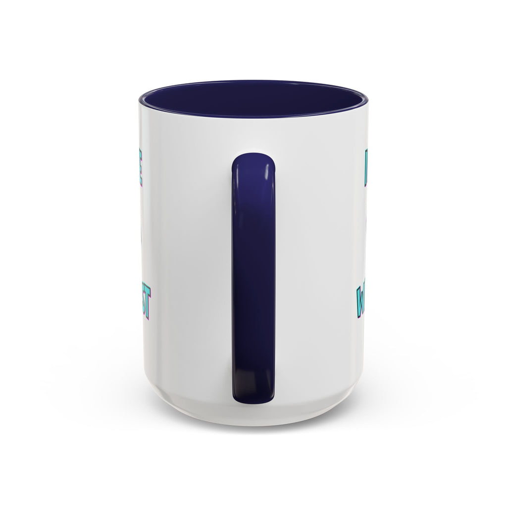 D20 Coffee Mug — "In Dice We Trust" Gamer RPG Dice Mug (15oz Accent)