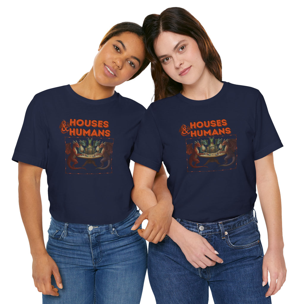 T-Shirt — "Houses & Humans" Fantasy Graphic Tee