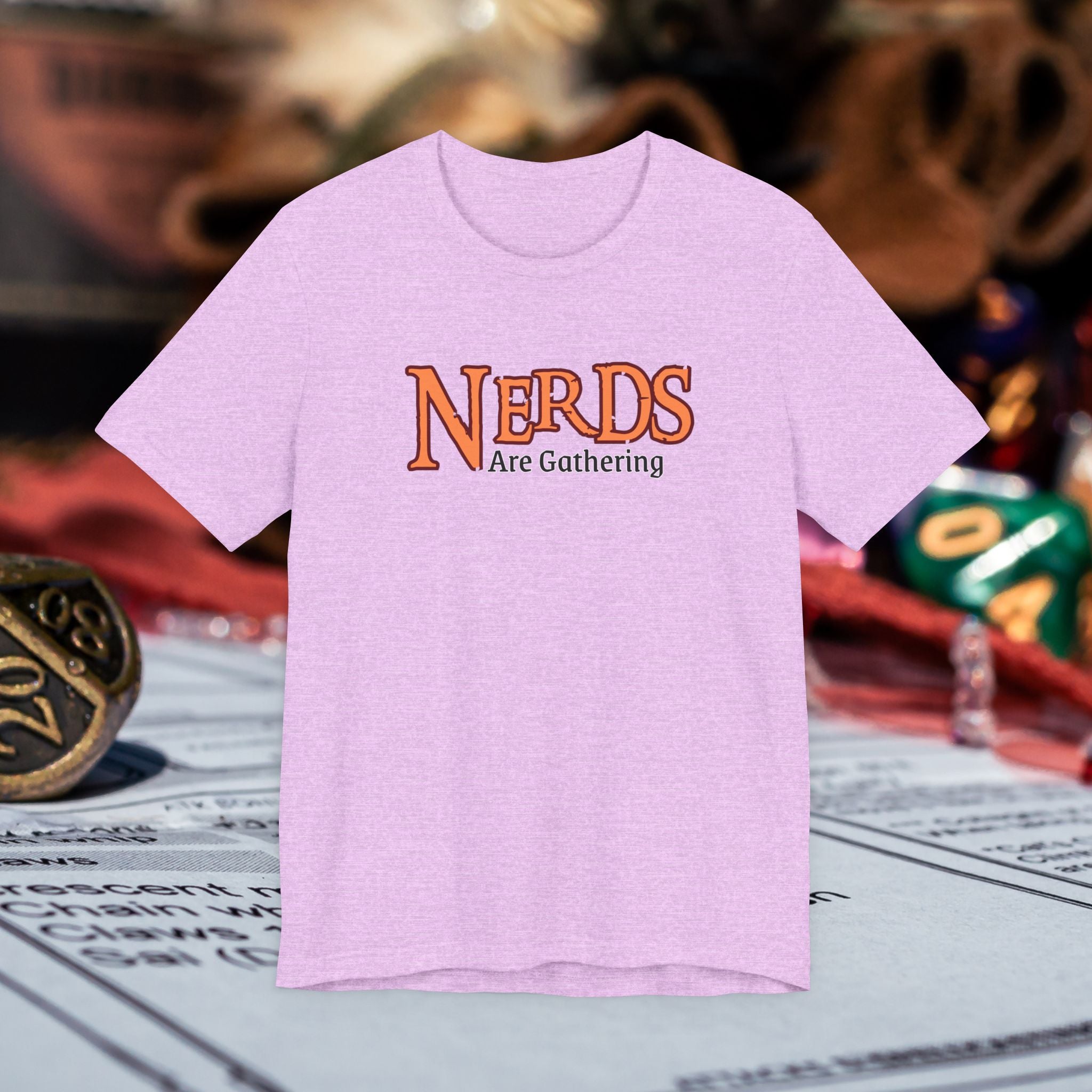 Nerds Are Gathering T‑Shirt — RPG Gamer D&D Tabletop Tee