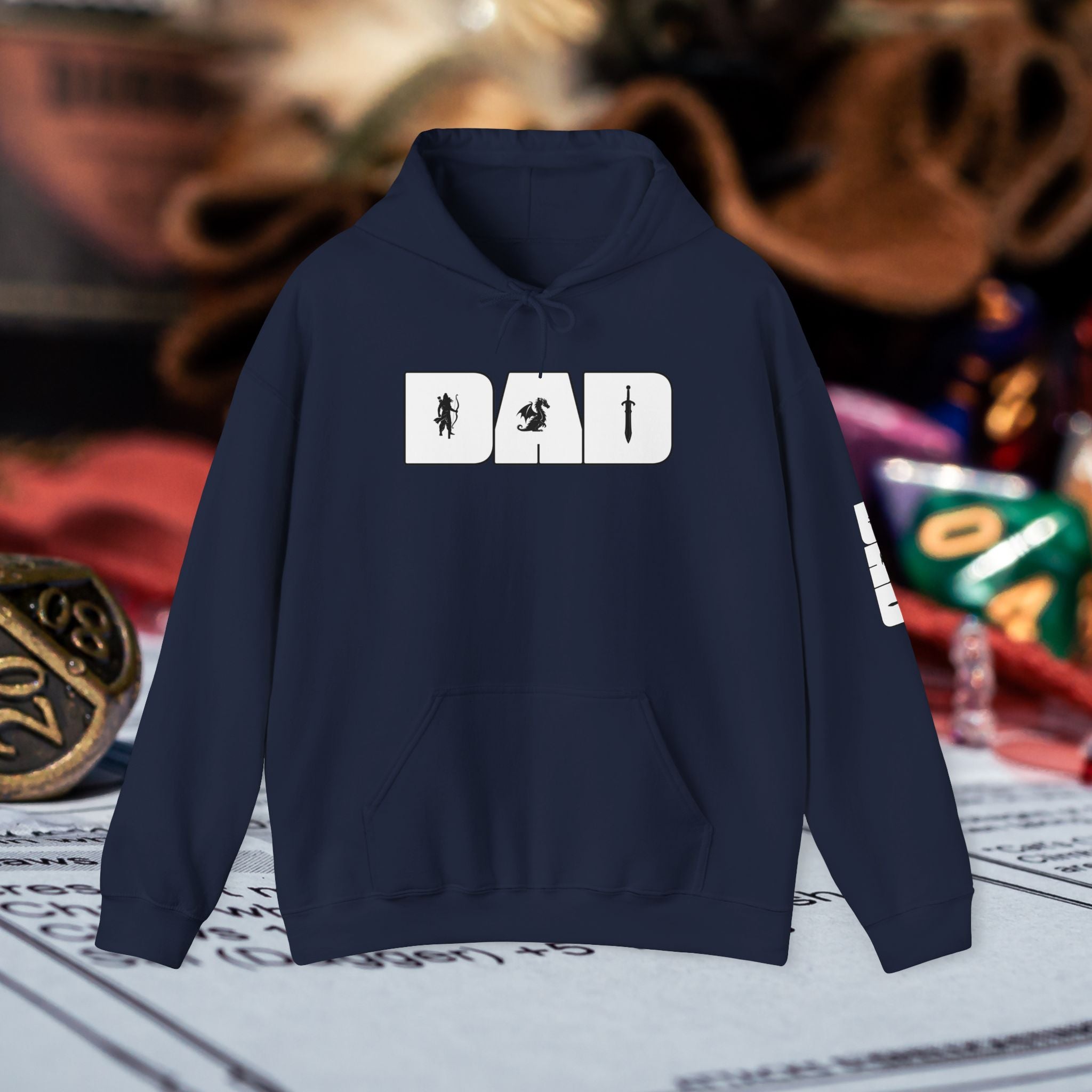 Rpg Dad Icon Hoodie — Badass Dad Hoodie