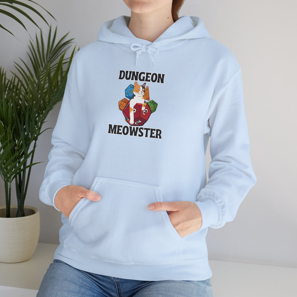 Dungeon Meowster Hoodie - Cute D&D Cat Gamer Sweatshirt