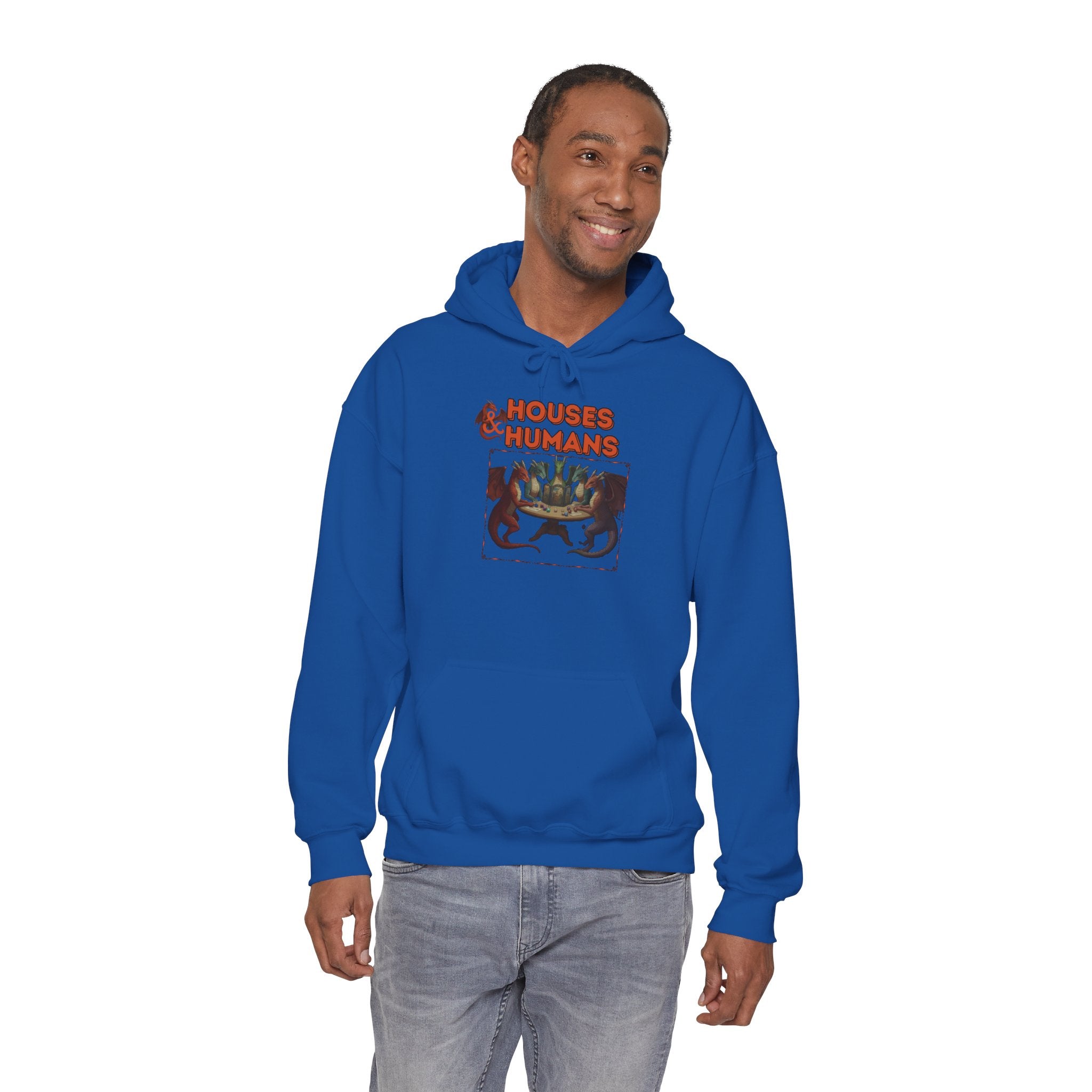 Houses & Humans Hoodie – Cozy D&D Fantasy Gaming Sweatshirt